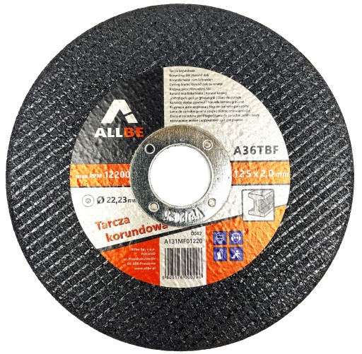 KOVOVÉ REZNÉ KOTÚČE 125 x 2,0 MM OCELOVÉ ODOLNÉ KOVOVÉ REZNÉ KOTÚČE