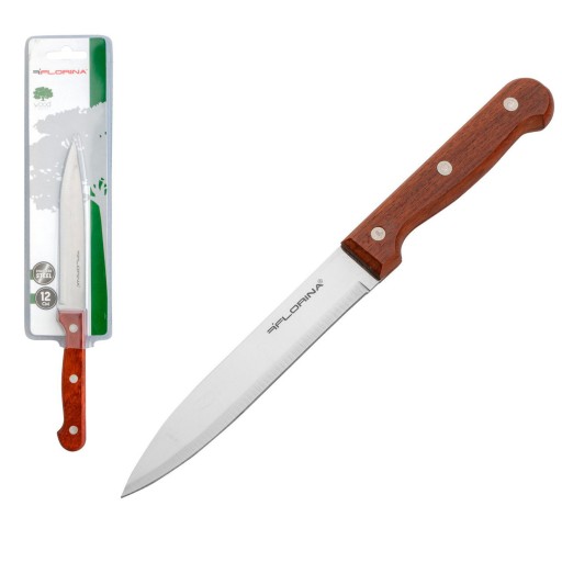 KLASICKÝ ÚŽITKOVÝ Nôž DREVENÁ RÚČKA NEREZ 12cm