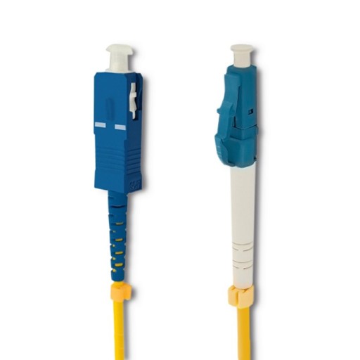 Qoltec prepojovací kábel z optických vlákien LC/UPC - SC/UPC | Singlemode | 9/125 | 3 m