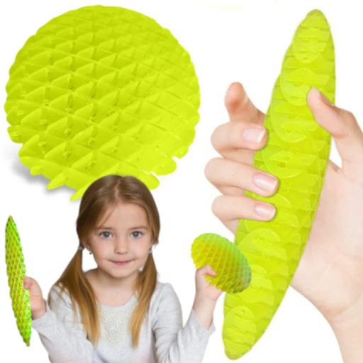 ZMYSELNÁ HRAČKA PRE DOSPELÉ DETI, ANTISTRESOVÁ MORF FIDGET WORM