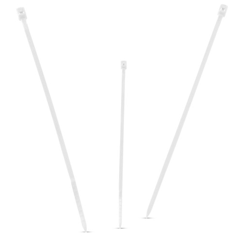 200x sťahovacie pásky Káblové pásky Zipsy 2,5 x 120 mm Silné UV sťahovacie pásky