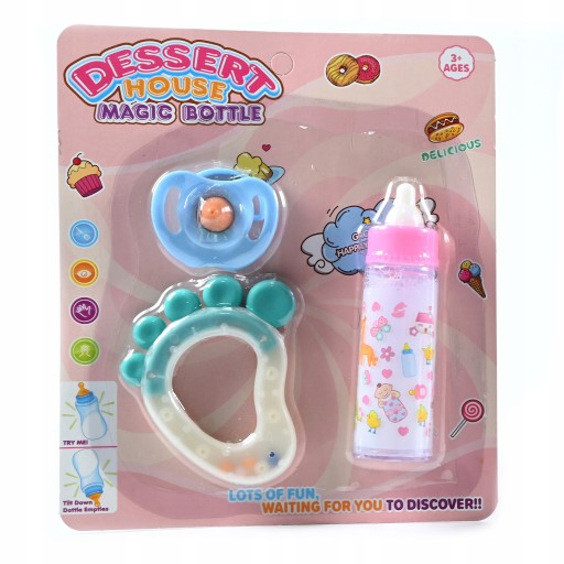 MAGICKÁ FĽAŠKA PRE BÁBIKY, cumlík, hrkálka