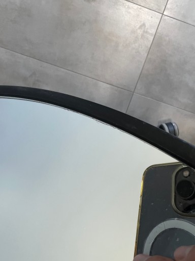 Veľké kadernícke zrkadlo s rukoväťou OUTLET