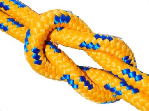 10 mm pletené polypropylénové plachetnicové lano