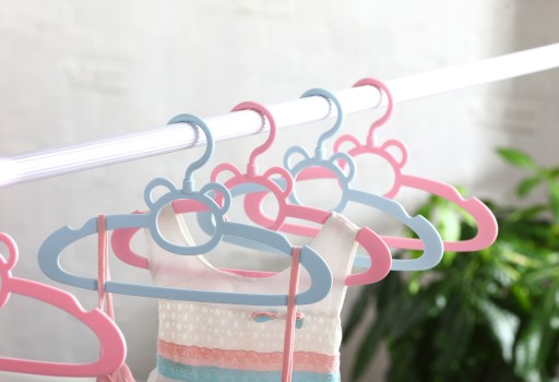 Detské vešiaky na oblečenie Baby bear, modré, 5 ks