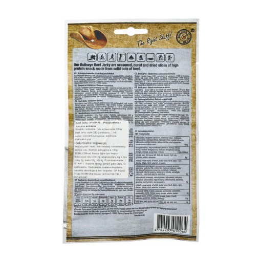 BULLSEYE MEATS HOVÄDZIE JERKY ORGINAL 25 g