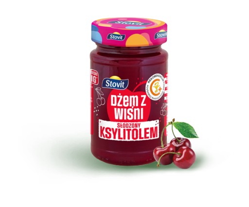Stovit čerešňový džem sladený xylitolom 250g