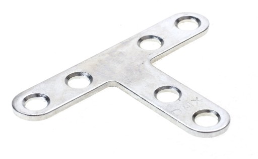 Stolárska spojka FKT70/50 úzky uhol T-typ 70x50x13x2mm DOMAX 10 ks.