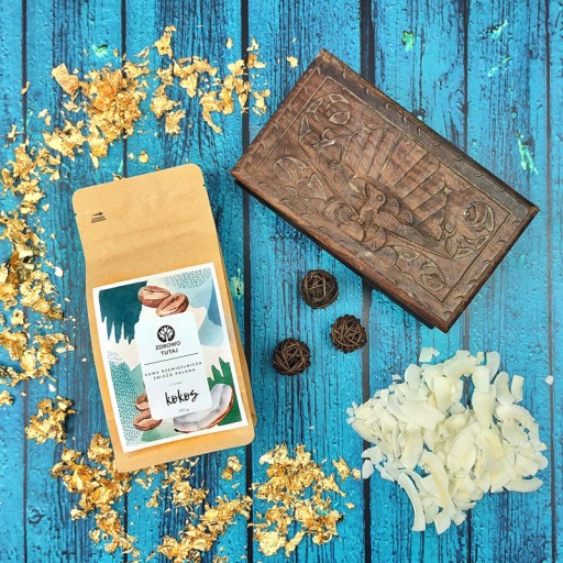 Zrnková káva s príchuťou KOKOS Arabica, čerstvo pražená Zdravá tu 150 g