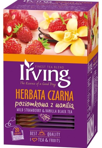 IRVING Jahodový čaj s vanilkou 20 obálok