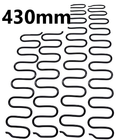 Vlnová pružina ZIG-ZAG A 430mm 1ks rohová posteľná pohovka 43 cm