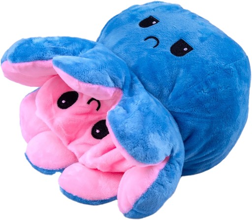 Octopussy Mascot 2v1 OBOJSTRANNÝ PLYŠOVÝ 20CM PLYŠOVÝ MEDVEĎ