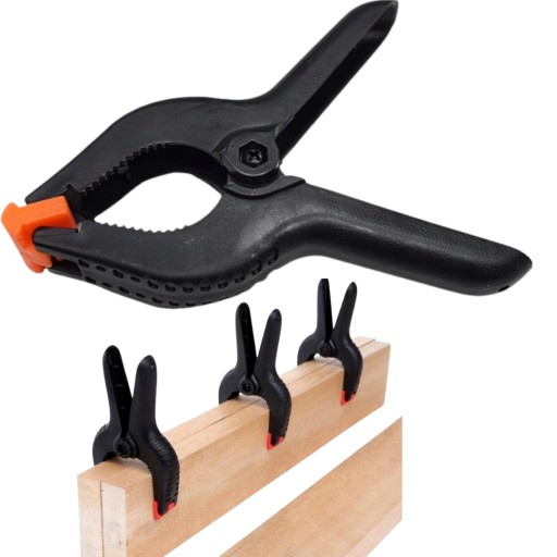 PLASTOVÁ PRUŽINOVÁ SPONA MODELÁCIA 6cm