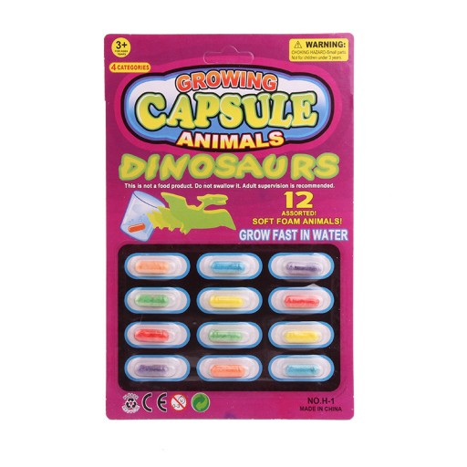 MAGICKÉ KAPSULKY RASTÚCE VO VODE DINOSAURY 12 KS