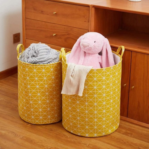 KONTAJNER NA PRÁDLO KOŠÍK HRAČKY KAPACITA TAŠKA SKLADAČNÁ VEĽKÁ XL 60l 40x50cm