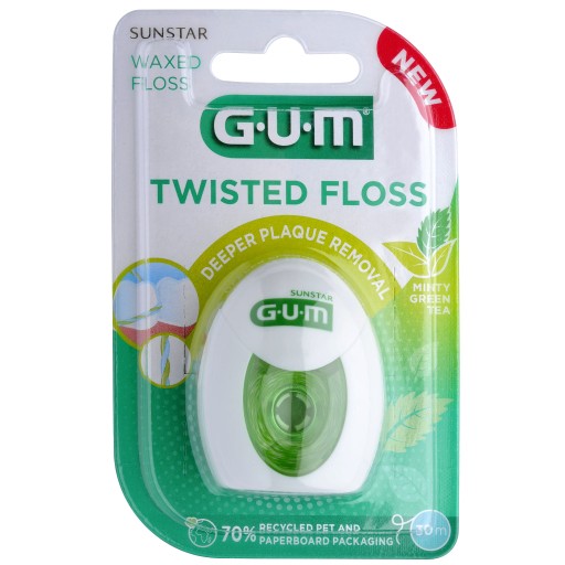 Gum Twisted Floss voskovaná zubná niť 30m