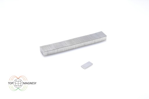 Neodymový tanierový magnet MPŁ 10x5x1 N38 10 ks