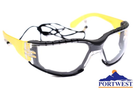 Okuliare Wrap Around Plus PORTWEST Transparent