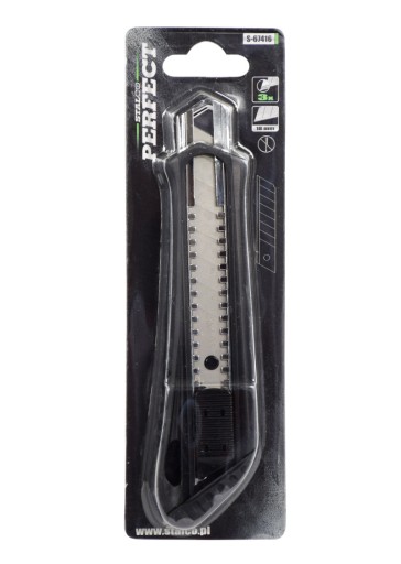 Nôž STALCO S ČEPEĽOU A AUTO LOCK 18 mm