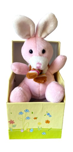 Maskot plyšové zvieratko v krabičke KRAJIČKO 13 cm