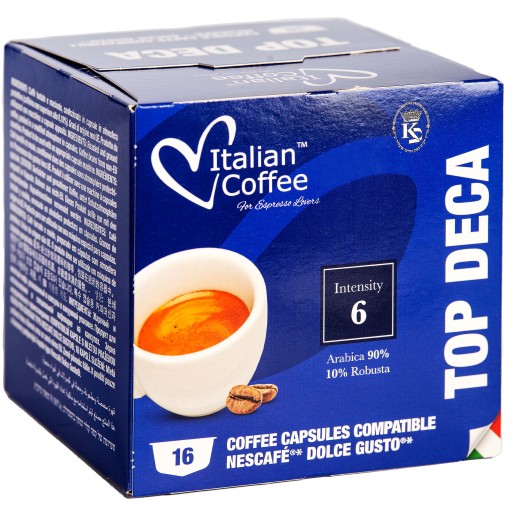 Talianska kaviareň bez kofeínu Dolce Gusto