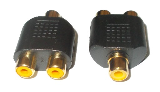 SPLITTER RCA CINCH SPLITTER 1 zásuvka 2 zásuvky 2 kusy 4175