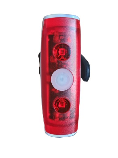 BICYKEL ZADNÉ SVETLO 2 LED 2 FUNKCIE HORIZONTÁLNE/VERTIKÁLNE RÝCHLE DEMONTÁŽ