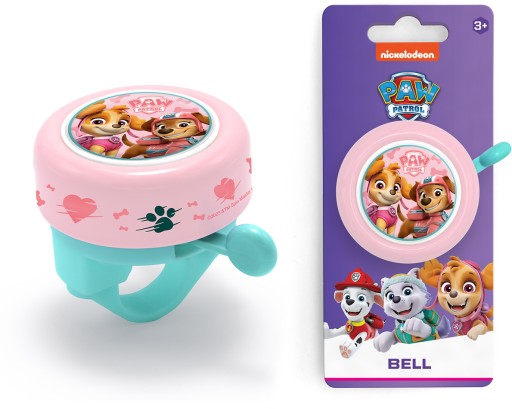 Kovový zvonček na riadidlá bicykla PAW PATROL
