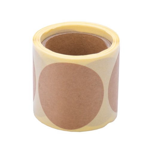 EKO ŠTÍTOK KRAFT fi47mm 100ks hladký papier