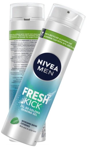 NIVEA MEN FRESH KICK GÉL NA HOLENIE S MÄTOU