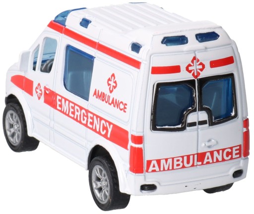 Kovové auto POLICAJNÁ AMBULANCIA 6809