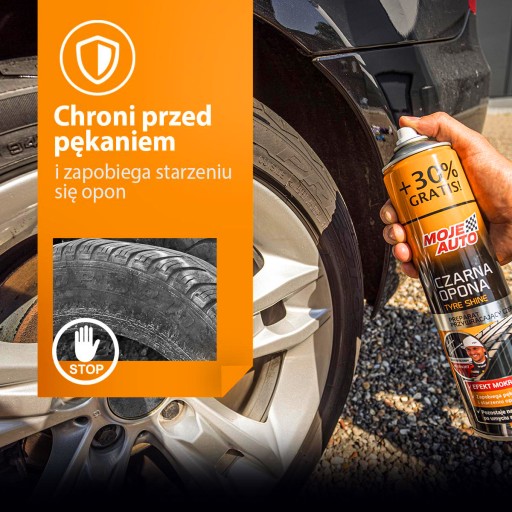 Sprej na údržbu pneumatík MY CAR 400ml