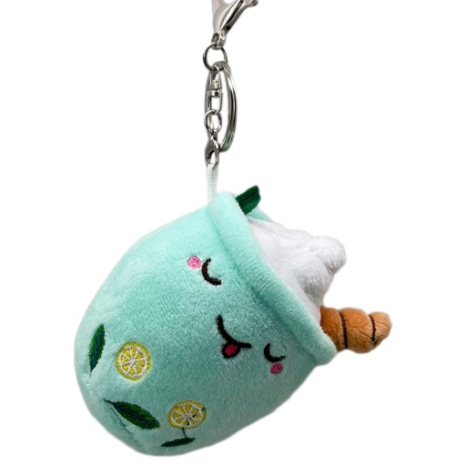 PLYŠOVÁ KĽÚČENKA BUBBLE TEA MASCOT kľúčenka 11cm