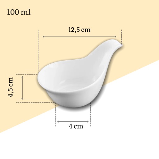 Miska na namáčanie, šalátová misa, snacky, 12,5 cm, 100 ml, Wilmax