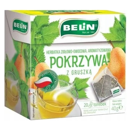 BELIN Čaj ŽIHĽAVA s HRUŠKOU Express 20x2g