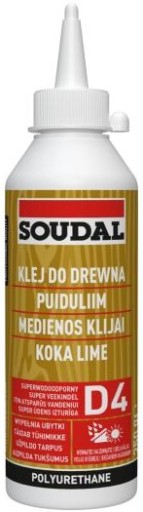 SOUDAL 66A POLYURETÁNOVÉ LEPIDLO NA DREVO 250 ml