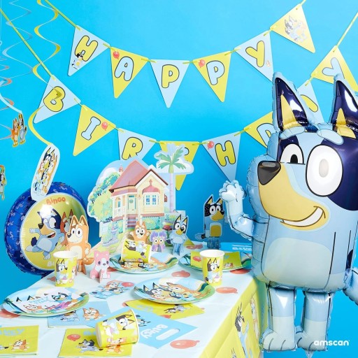 Bluey Bingo papierové taniere 23 cm 8 ks
