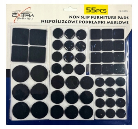 POD NÁBYTOK 55 KS PENOVÉ N3Y86 PROTIŠMYKOVÉ PODLOŽKY