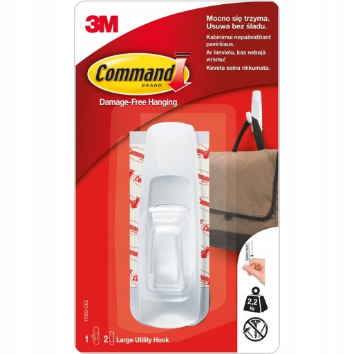 COMMAND 3M HÁK VEĽKÝ 1KS 2,2 Kg 17003