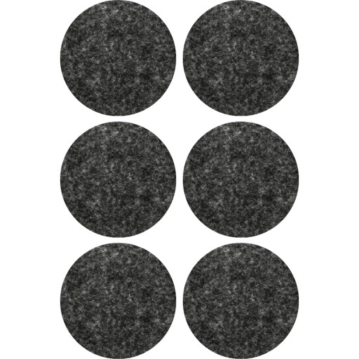 PLSTENÉ PODLOŽKY PRE NÁBYTkové STOLIČKY 40mm 6 ks