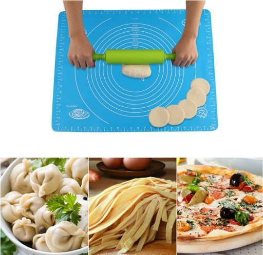 VEĽKÝ SILIKÓNOVÝ OTOČNÝ KUCHYNSKÝ VALEC NA CESTO, 40 cm