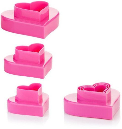 KRÁJAČE NA SÚŠKY TESCOMA TVAROVAČE NA SRDCE 6 VEĽKOSTI 12 X 9,5 CM