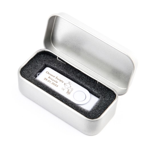 Pendrive 512 MB USB 2.0 box + KRST GRAVÍR
