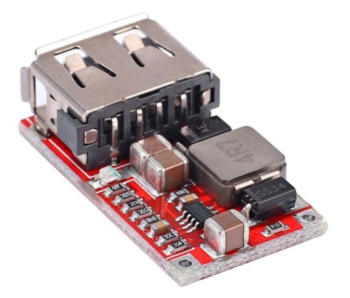 421 Znižovací prevodník 6-24V na 1x 5V USB 3A