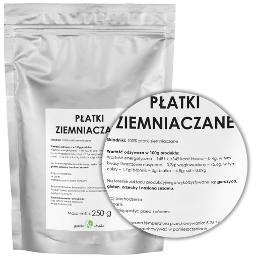 ZEMIAKOVÉ VLOČKY mleté pyré 250g