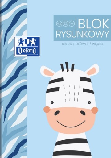 OXFORD KRESLENIE KIDS A3 10 listov BIELE 120G
