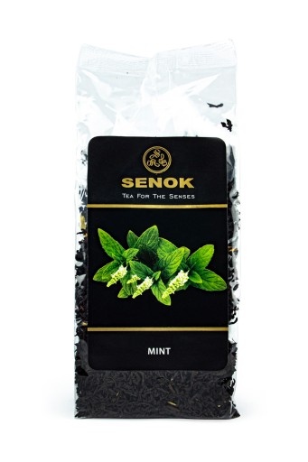 Senok čierny listový čaj sušená mäta 100g