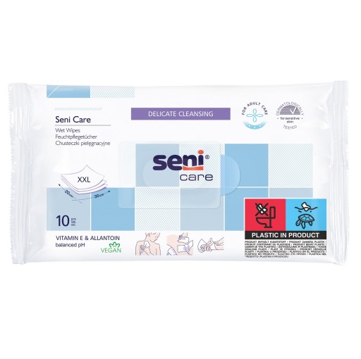 Seni Care vlhčené obrúsky 10 ks