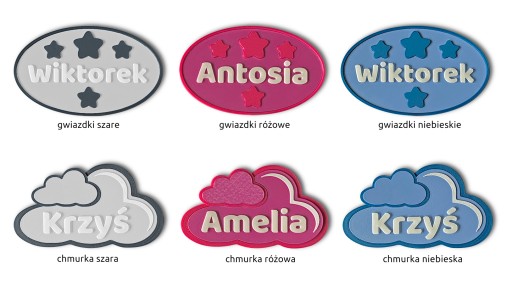 KAJAWIS Cloud topper pre rotačný triedič, sivý NAME CHILD ECO