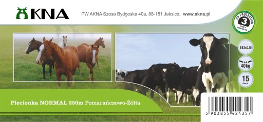 Splietaná šnúra NORMAL 250m Pom.-Žltý ovčiak